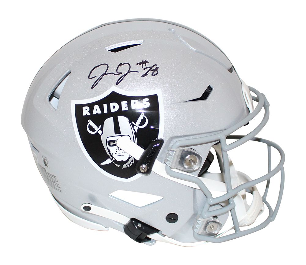 Josh Jacobs Signed Las Vegas Raiders Authentic Speed Flex Helmet BAS