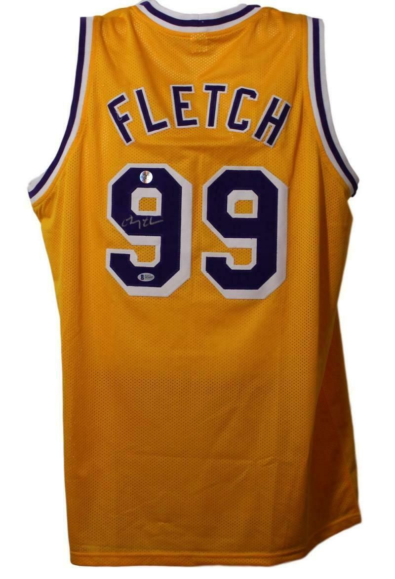 Chevy Chase Autographed Los Angeles Yellow XL Jersey BAS