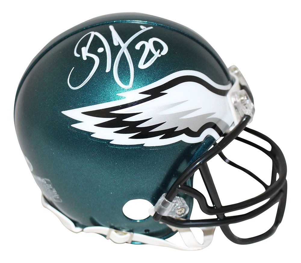 Brian Dawkins Autographed/Signed Philadelphia Eagles Mini Helmet BAS