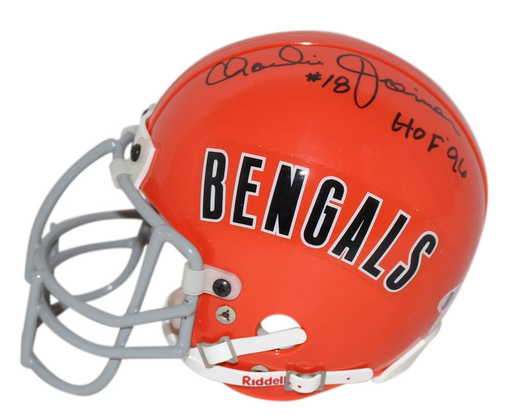 Charlie Joiner Signed Cincinnati Bengals Authentic Mini Helmet HOF BAS