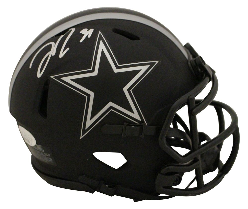 Trevon Diggs Autographed/Signed Dallas Cowboys Eclipse Mini Helmet JSA