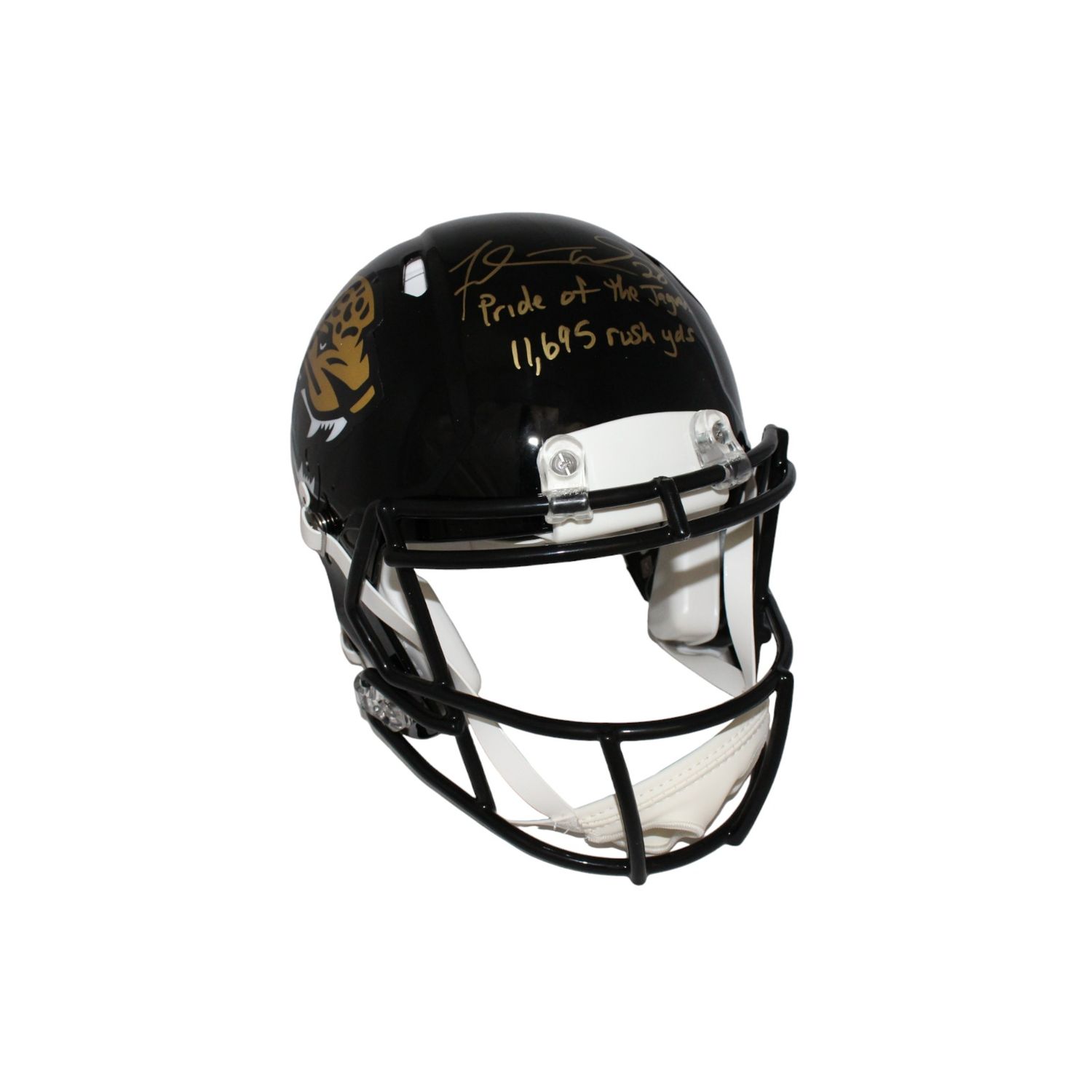 Fred Taylor Signed Jacksonville Jaguars TB Authentic Helmet Insc. Beckett