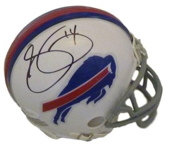 Sammy Watkins Autographed Buffalo Bills Riddell white mini helmet JSA