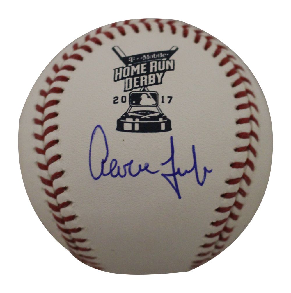Aaron Judge Signed New York Yankees 2017 HR Derby Baseball BAS