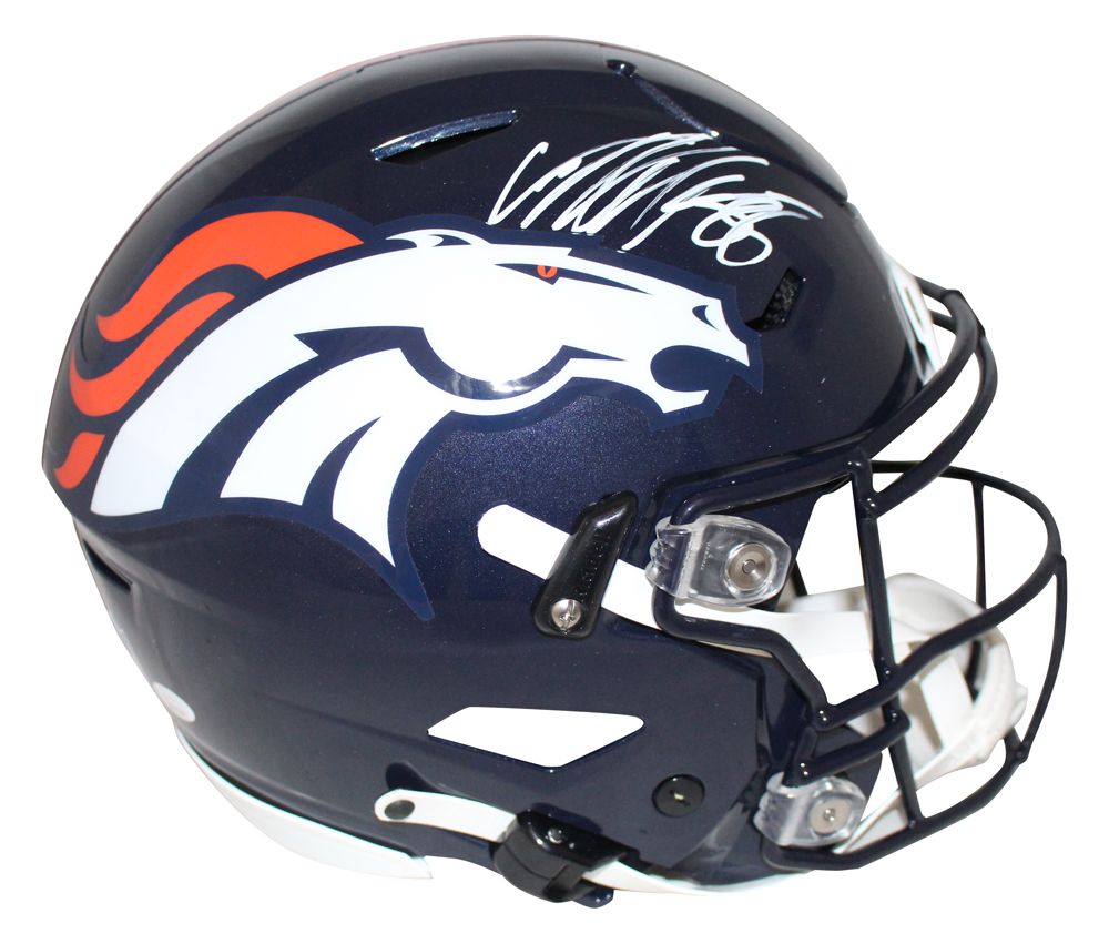 Von Miller Autographed Denver Broncos Authentic Speed Flex Helmet JSA