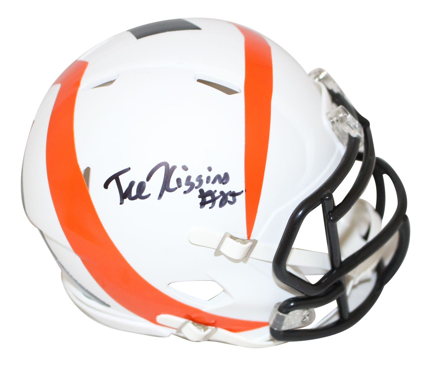 Tee Higgins Autographed/Signed Cincinnati Bengals AMP Mini Helmet BAS