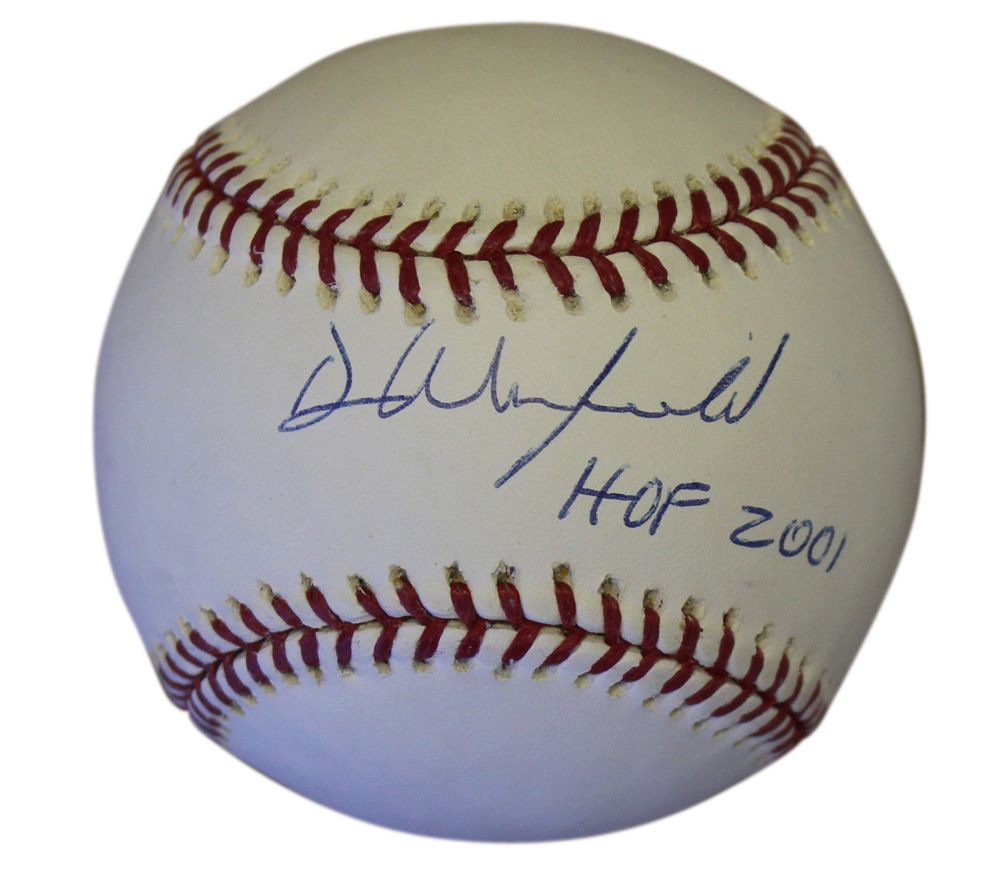 Dave Winfield Autographed New York Yankees OML Baseball HOF Steiner