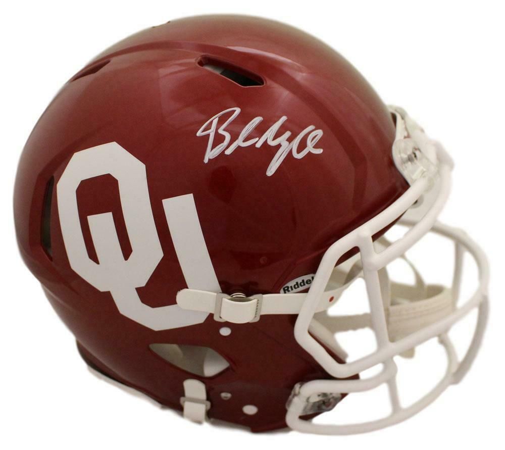 Baker Mayfield Autographed Oklahoma Sooners Authentic Speed Helmet BAS