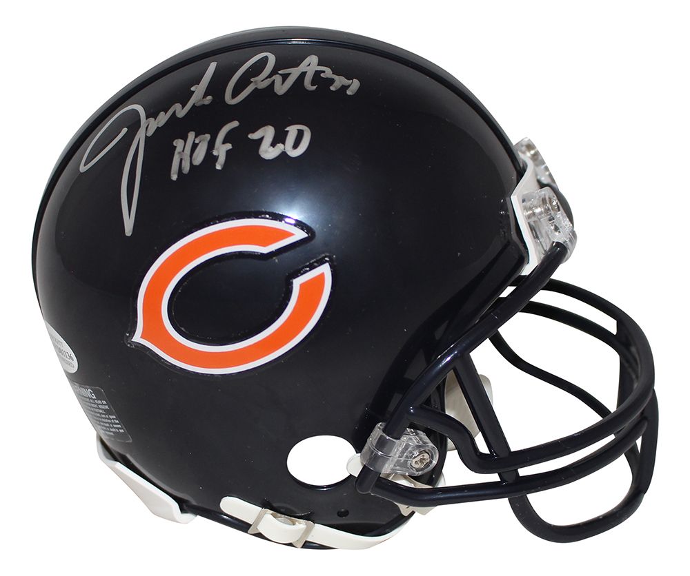 Jimbo Covert Autographed/Signed Chicago Bears Mini Helmet BAS