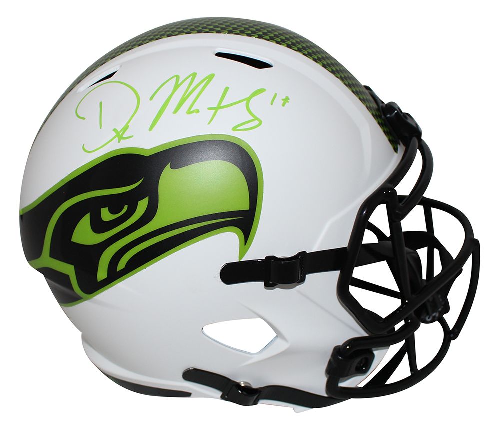 DK Metcalf Autographed Seattle Seahawks F/S Lunar Speed Helmet BAS