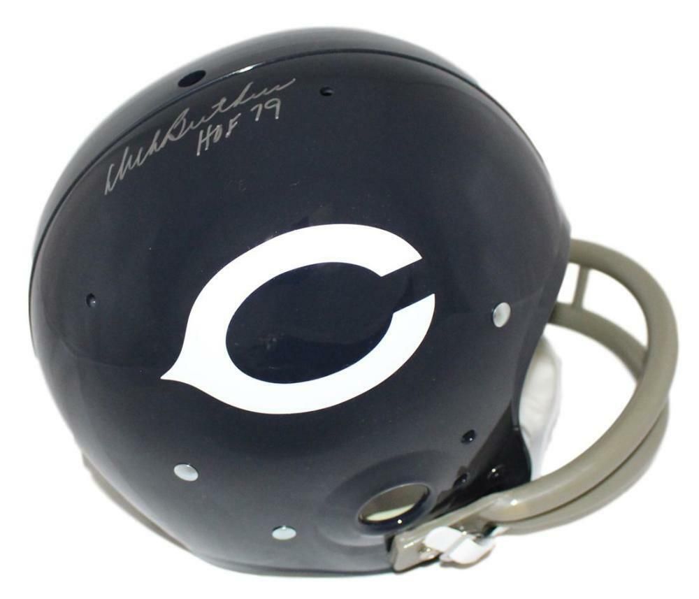Dick Butkus Autographed Chicago Bears Full Size TK Helmet w/HOF 79 JSA