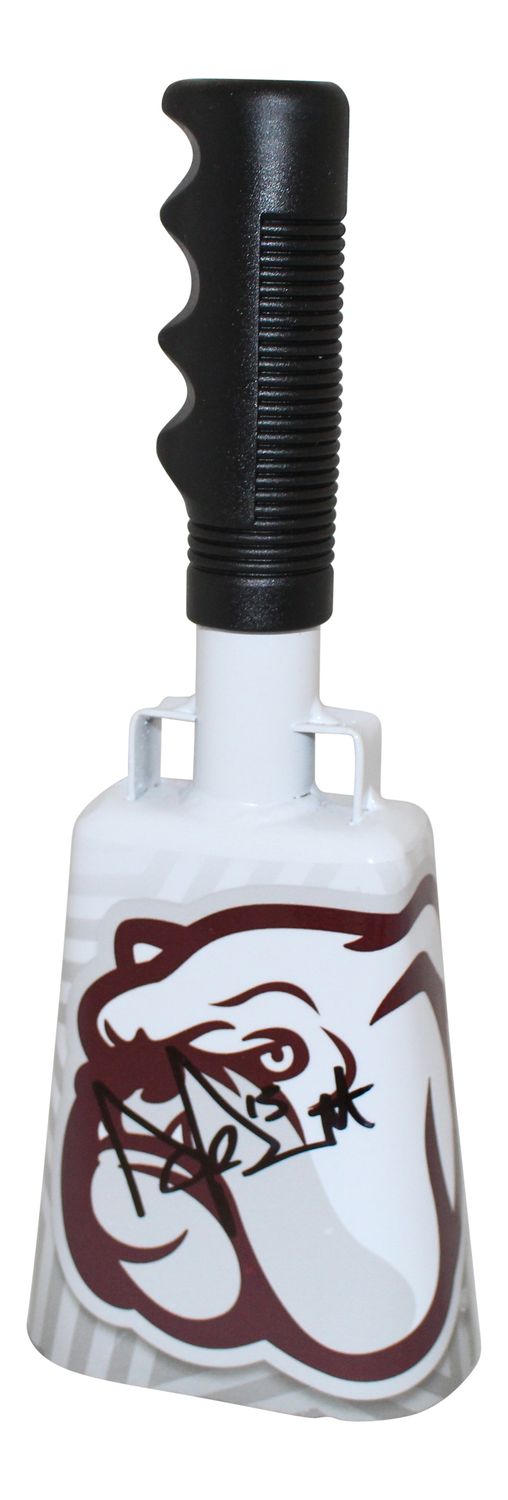 Dak Prescott Autographed Mississippi State Bulldogs Official Cowbell BAS