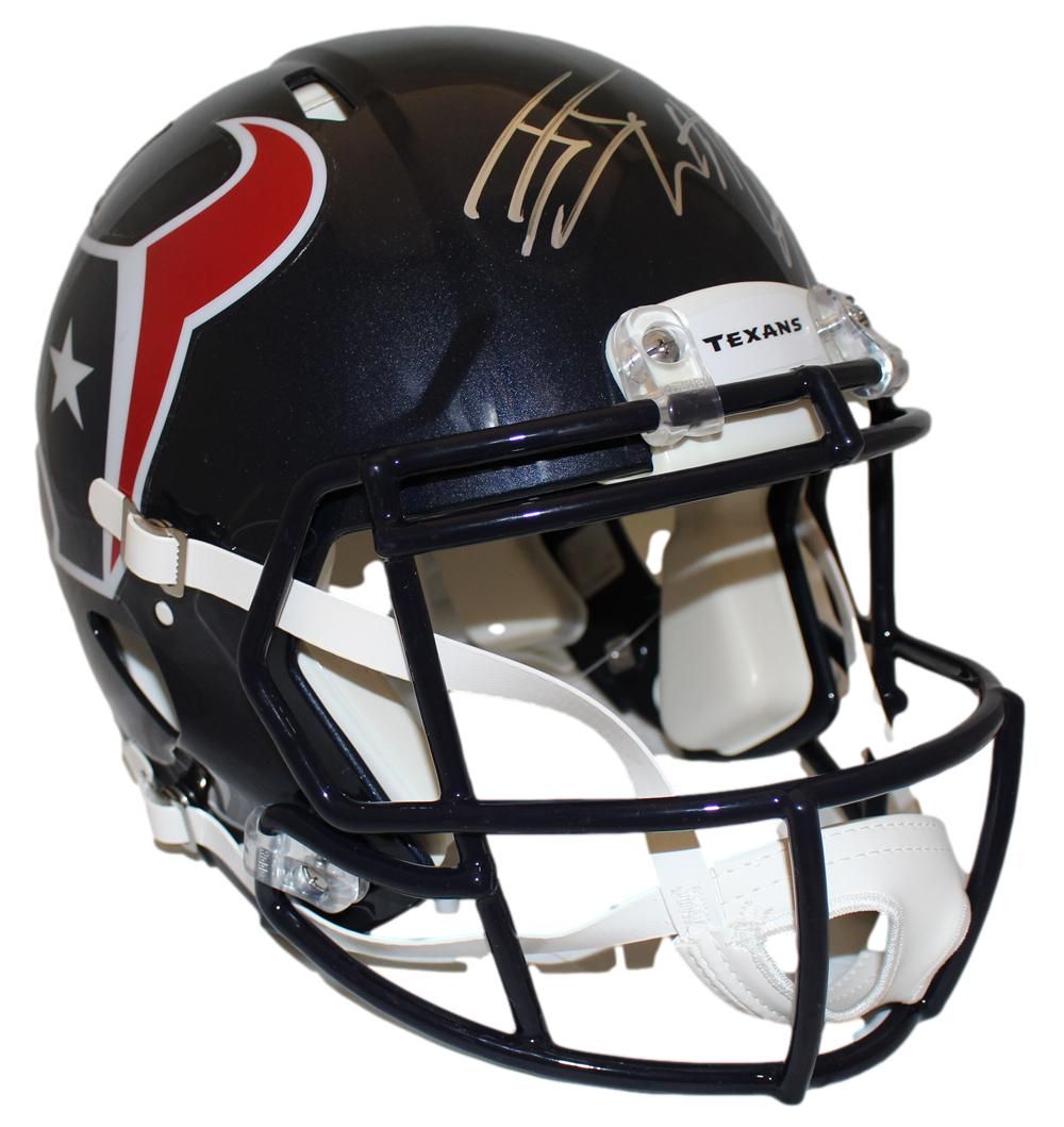 JJ Watt Autographed/Signed Houston Texans Authentic Speed Helmet JSA