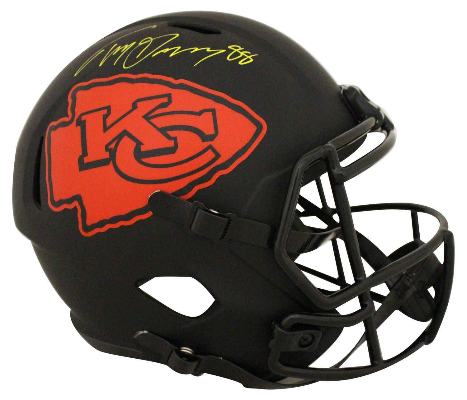 Tony Gonzalez Autographed Kansas City Chiefs F/S Eclipse Helmet BAS