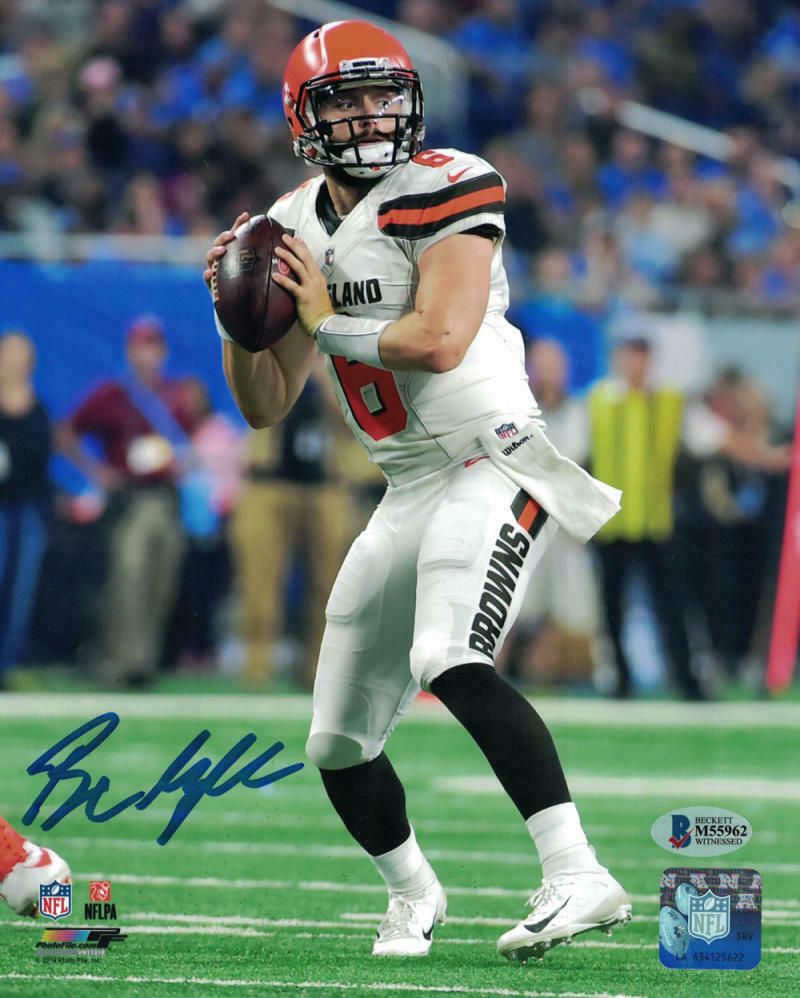 Baker Mayfield Autographed Cleveland Browns 8x10 Photo BAS
