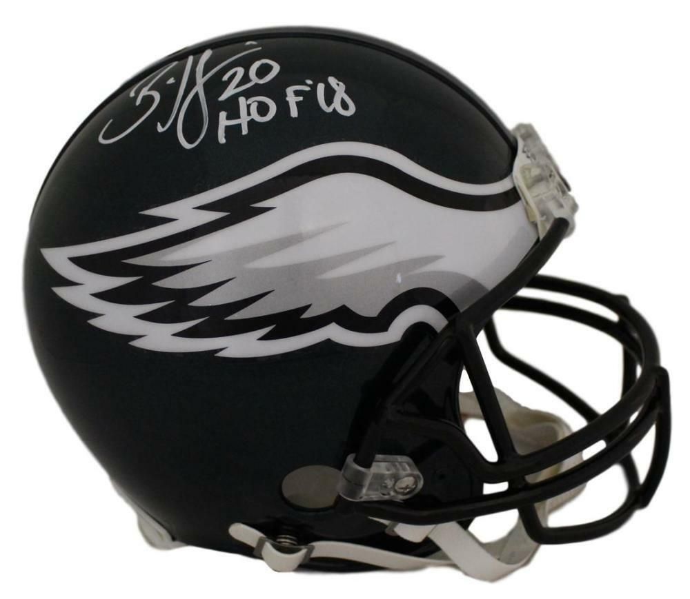 Brian Dawkins Autographed Philadelphia Eagles Replica Helmet HOF JSA