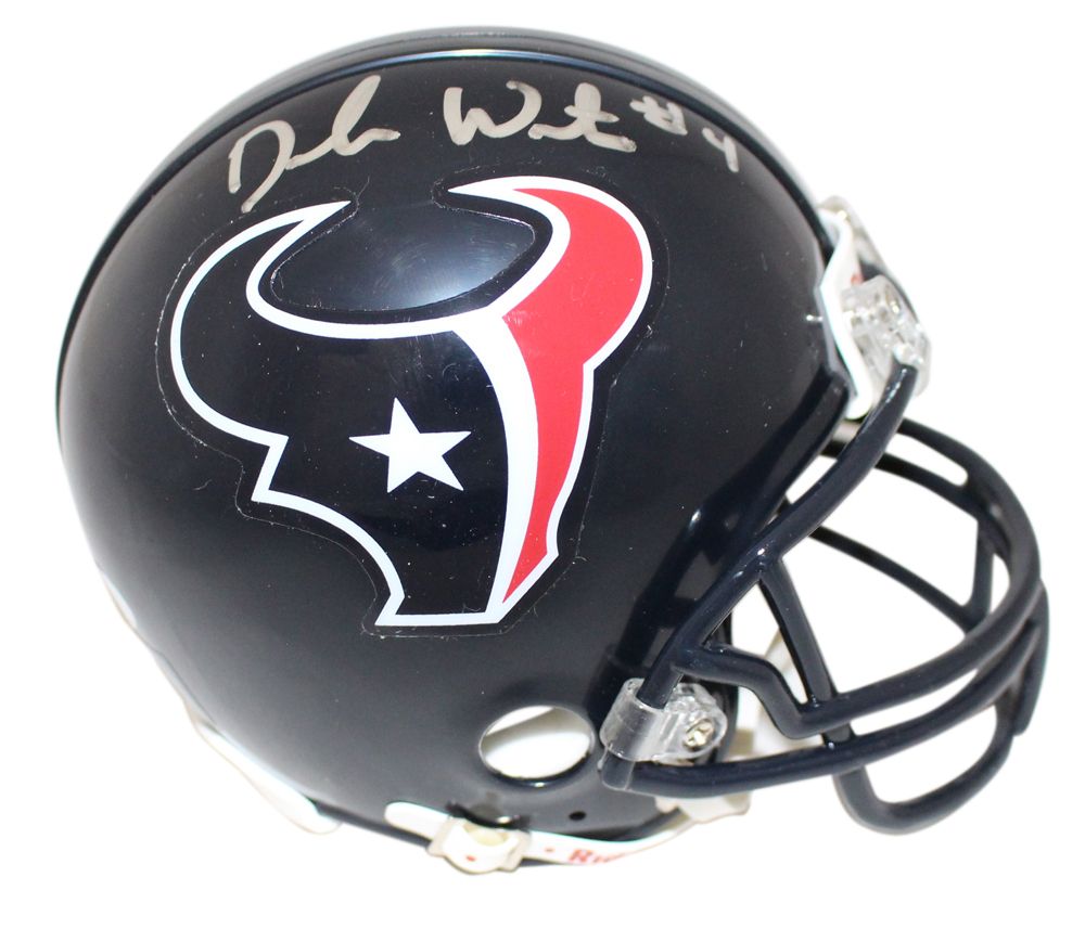 Deshaun Watson Autographed/Signed Houston Texans Mini Helmet JSA