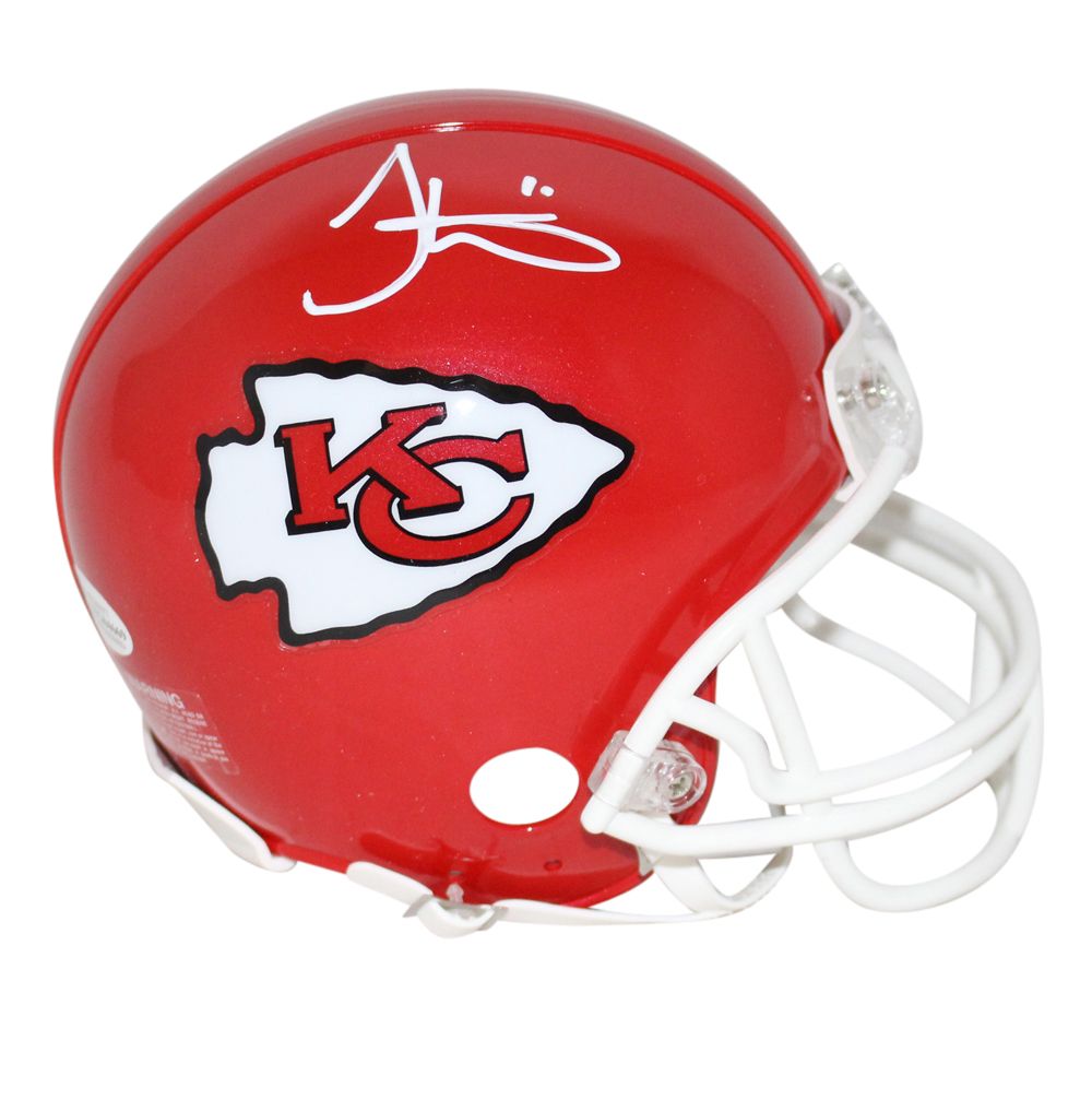 Tyreek Hill Autographed/Signed Kansas City Chiefs VSR4 Mini Helmet BAS
