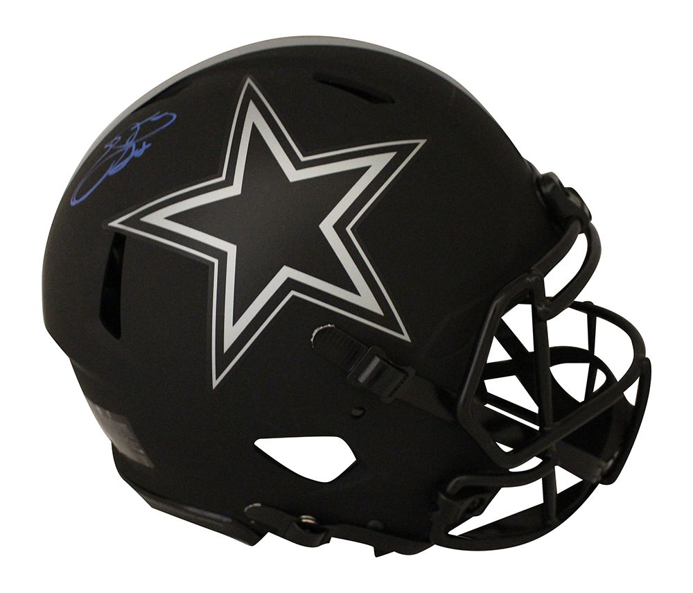 Emmitt Smith Autographed Dallas Cowboys Authentic Eclipse Helmet BAS