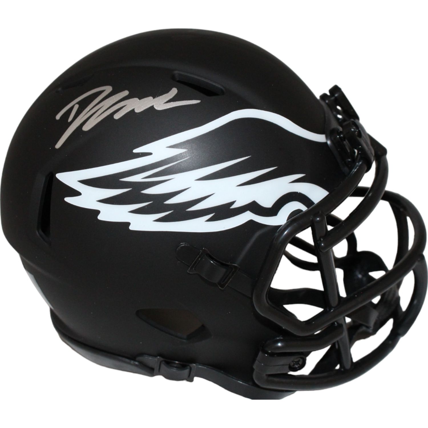 D&#39;Andre Swift Signed Philadelphia Eagles Eclipse Mini Helmet BAS