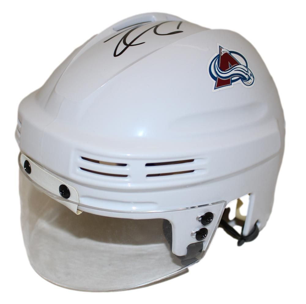 Nathan Mackinnon Autographed Colorado Avalanche Mini Helmet Beckett