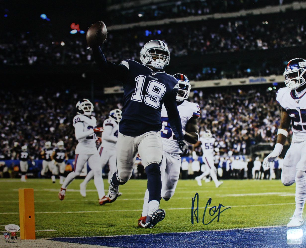 Amari Cooper Autographed/Signed Dallas Cowboys 16x20 Photo JSA