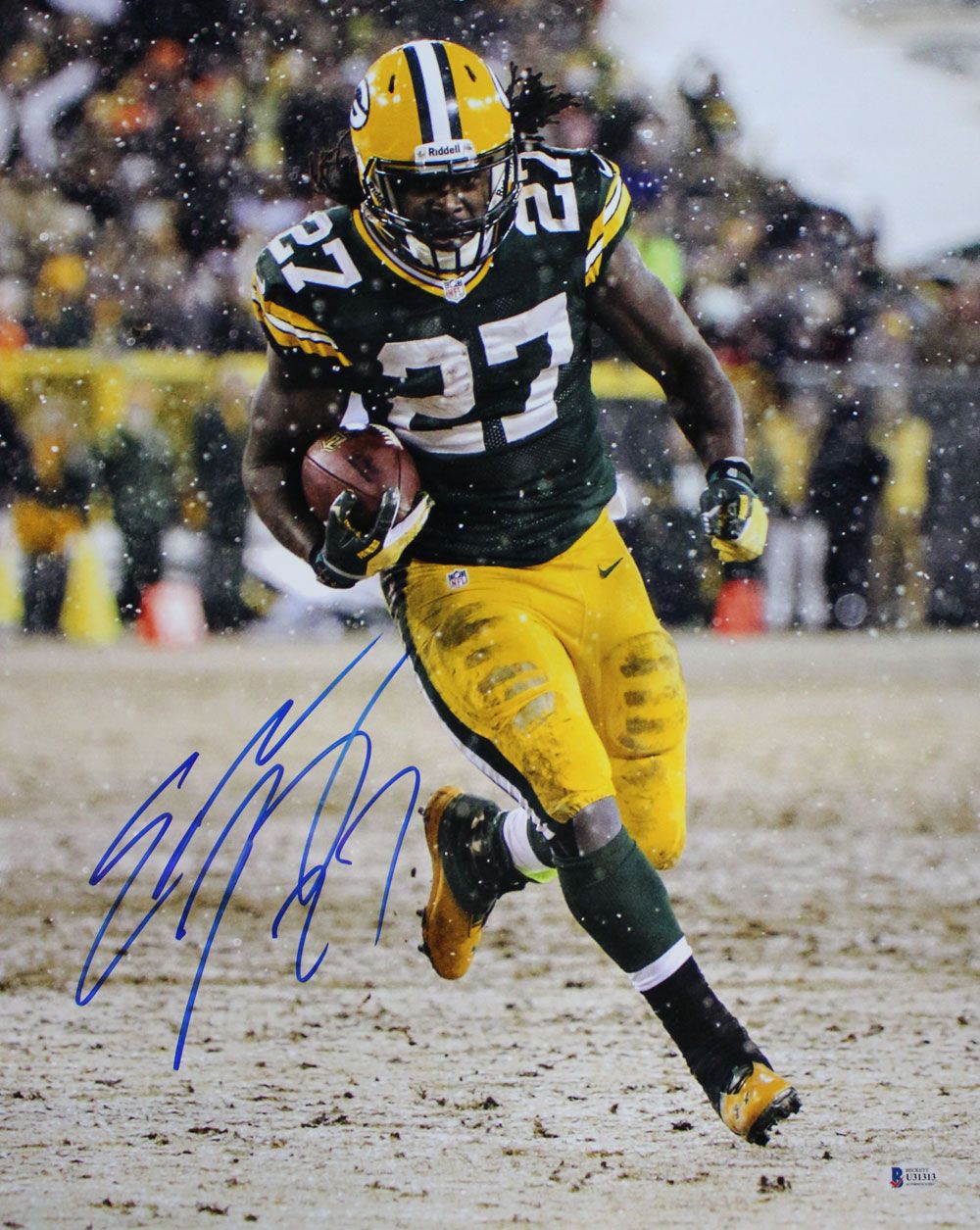 Eddie Lacy Autographed/Signed Green Bay Packers 16x20 Photo BAS