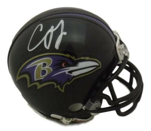 CJ Mosley Autographed Baltimore Ravens Mini Helmet (Name Only) JSA