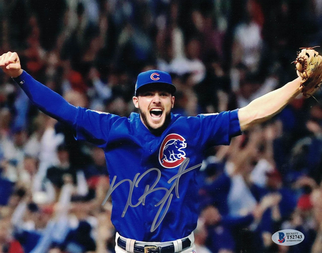 Kris Bryant Autographed/Signed Chicago Cubs 8x10 Photo BAS