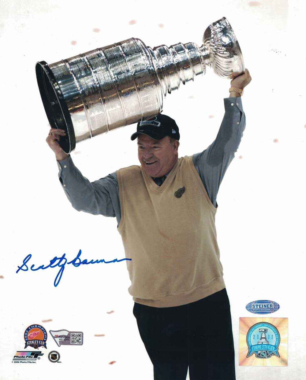 Scotty Bowman Autographed/Signed Detroit Red Wings 8x10 Photo FAN