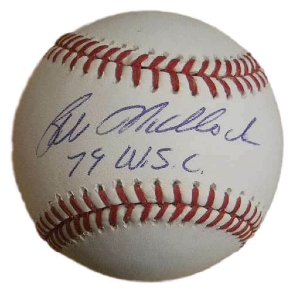 Bill Madlock Autographed Pittsburgh Pirates OML Baseball 79 WSC SGC