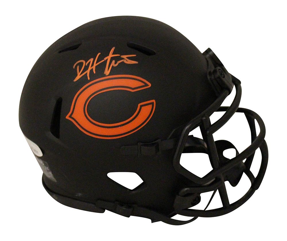 Devin Hester Autographed/Signed Chicago Bears Eclipse Mini Helmet JSA