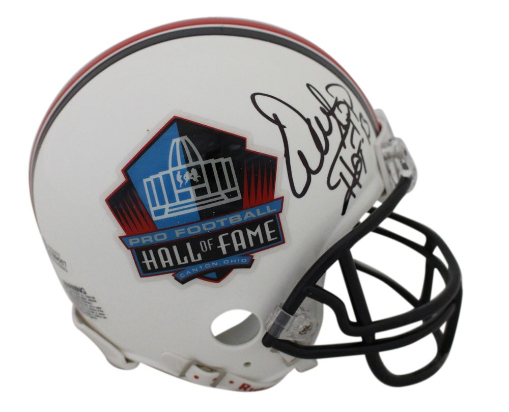 Warren Sapp Signed Tampa Bay Buccaneers Hall Of Fame Mini Helmet HOF BAS