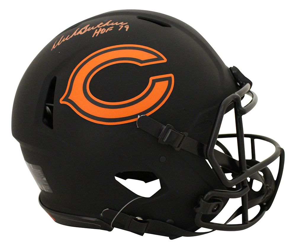 Dick Butkus Autographed Chicago Bears Authentic Eclipse Helmet HOF JSA