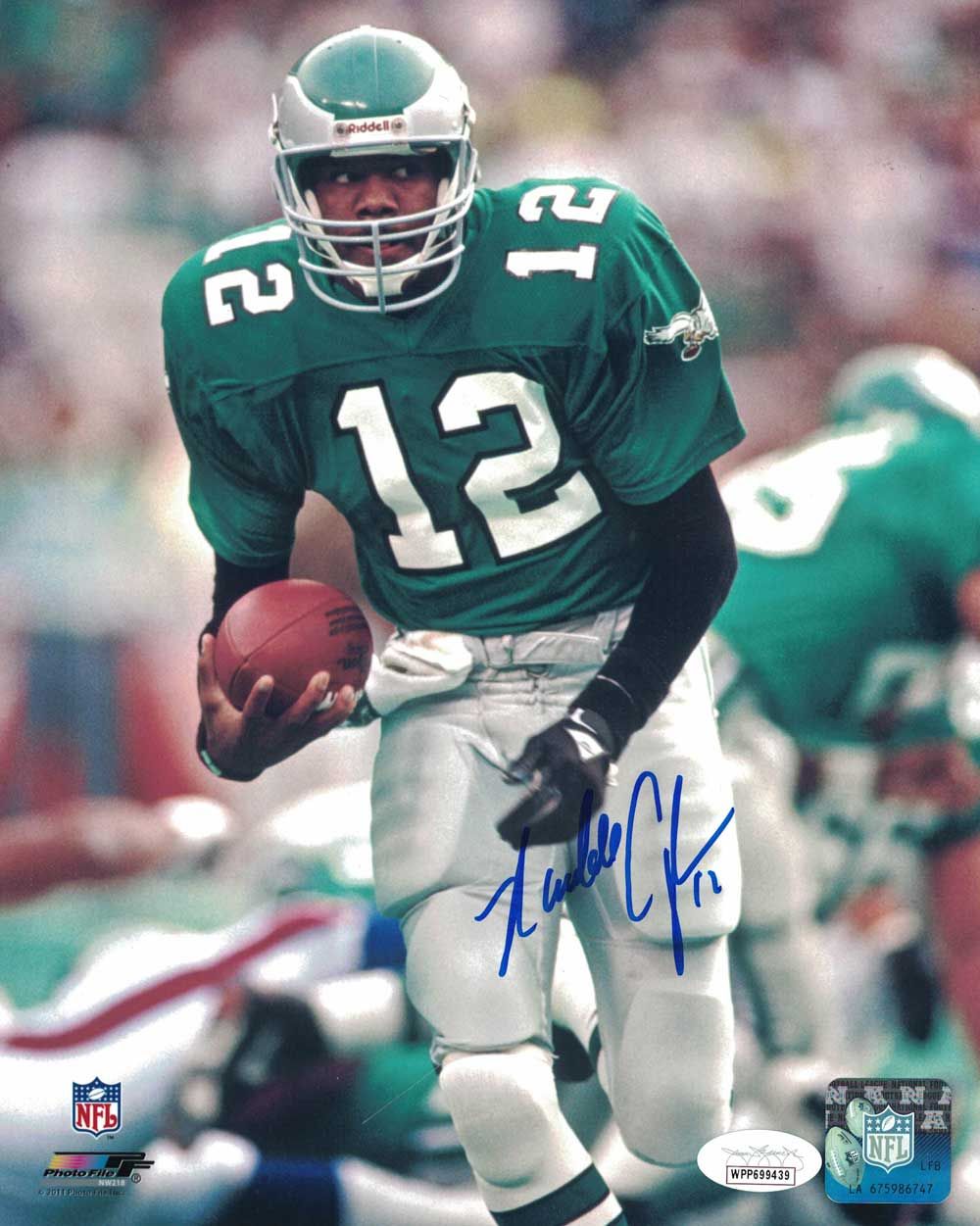 Randall Cunningham Autographed Philadelphia Eagles 8x10 Photo JSA PF