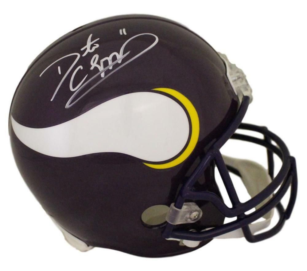 Daunte Culpepper Autographed Minnesota Vikings TB Replica Helmet JSA