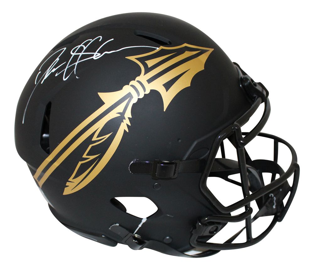 Deion Sanders Signed Florida State Seminoles Authentic Eclipse Helmet BAS