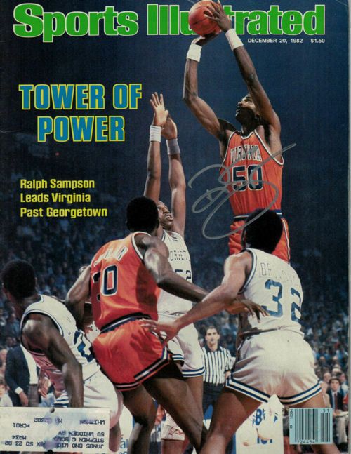 Ralph Sampson Autographed December 20, 1982 Virginia Cavaliers Sports Illustrated