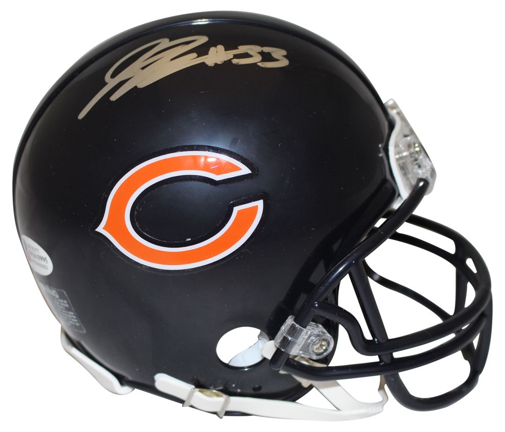 Jaylon Johnson Autographed/Signed Chicago Bears Mini Helmet Beckett