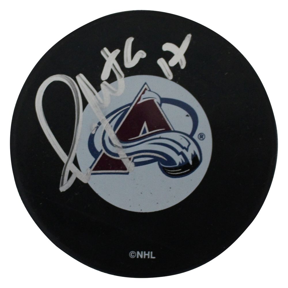 Radim Vrbata Autographed/Signed Colorado Avalanche Logo Hockey Puck