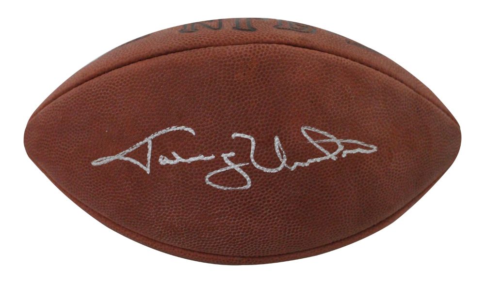 Johnny Unitas Autographed Baltimore Colts Official Wilson Football BAS LOA