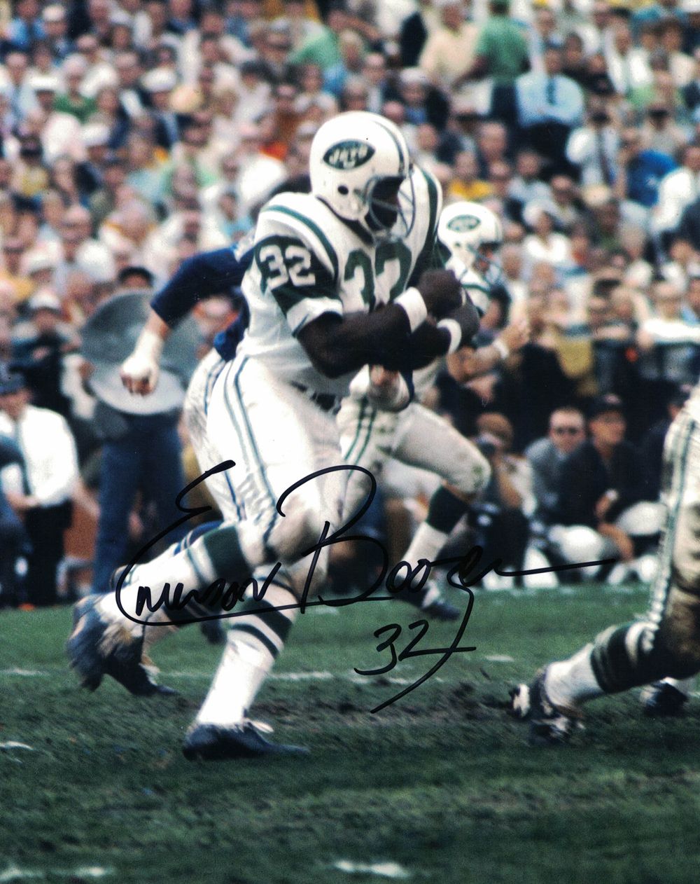 Emerson Boozer Autographed/Signed New York Jets 8x10 Photo