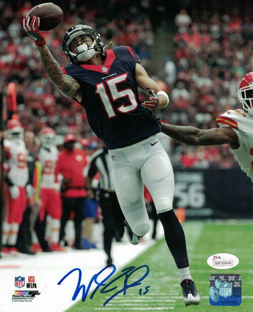 Will Fuller Autographed Houston Texans 8x10 Photo (vs Chiefs) JSA