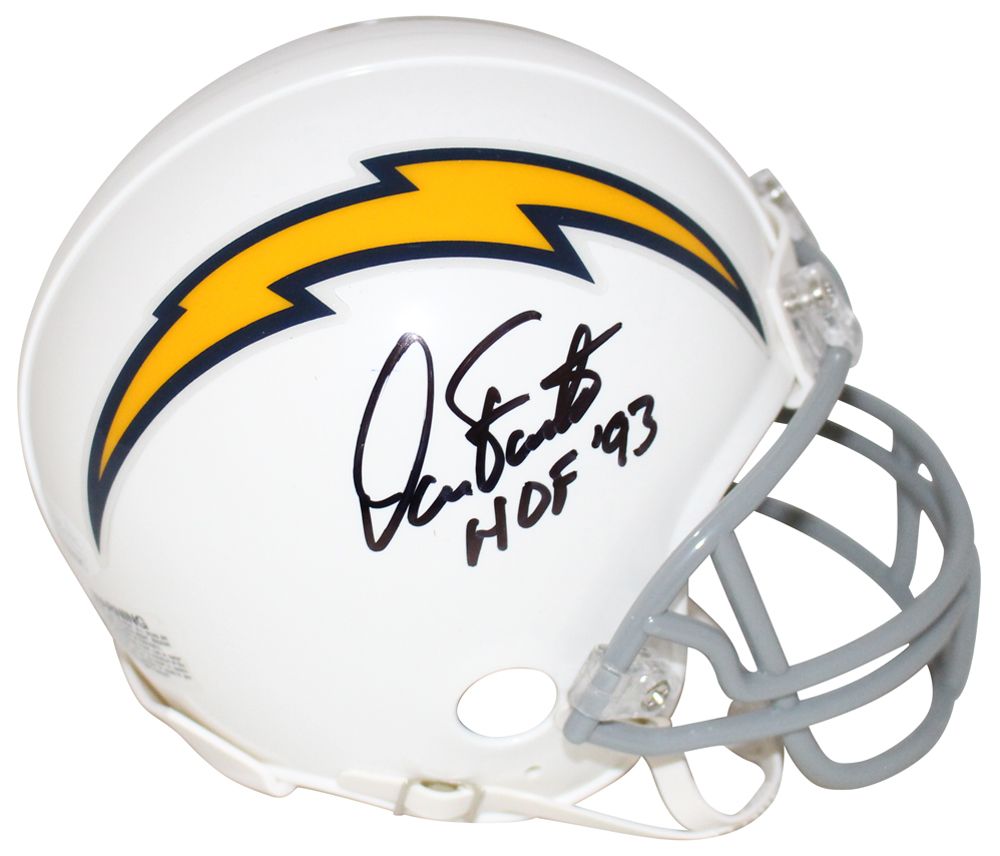 Dan Fouts Autographed/Signed San Diego Chargers TB Mini Helmet HOF JSA