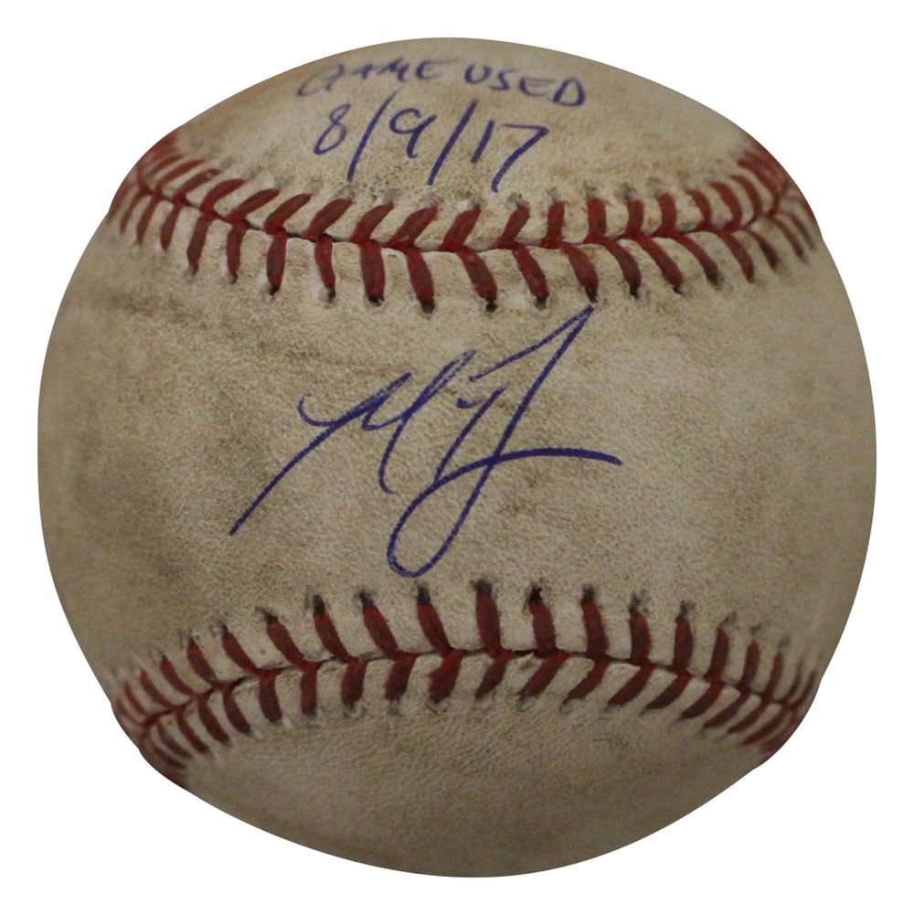 Madison Bumgarner Signed San Francisco Giants Game Used OML Baseball BAS