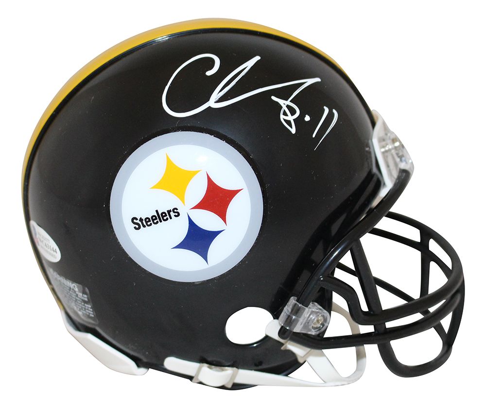 Chase Claypool Autographed/Signed Pittsburgh Steelers Mini Helmet BAS