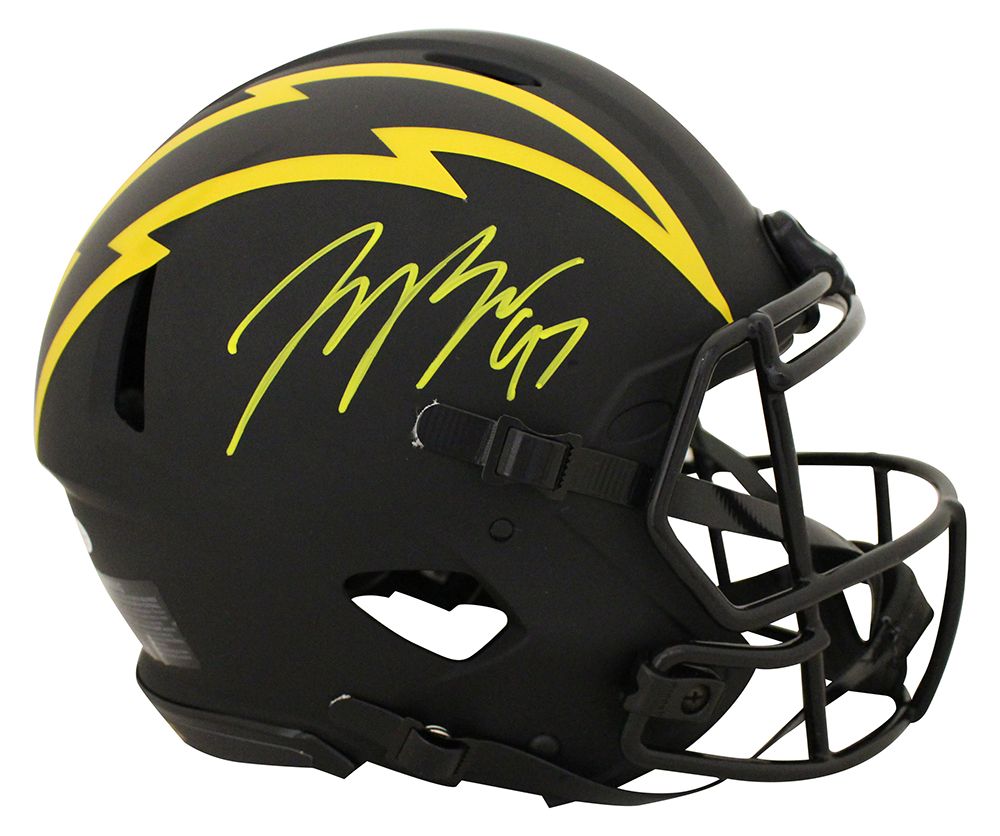 Joey Bosa Autographed Los Angeles Chargers Authentic Eclipse Helmet BAS