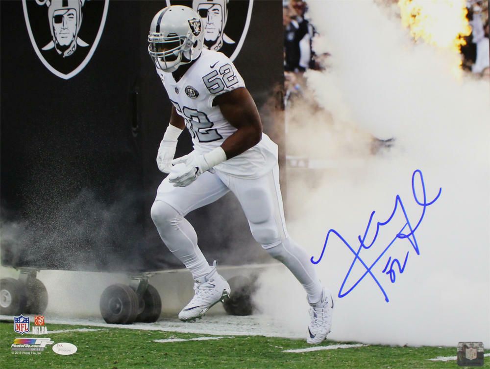 Khalil Mack Autographed Oakland Raiders 16x20 Photo JSA