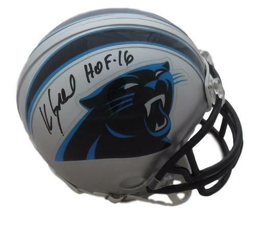 Kevin Greene Autographed Carolina Panthers Riddell Mini Helmet HOF JSA