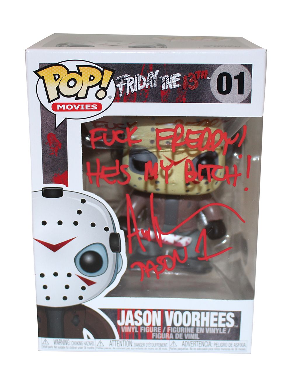 Ari Lehman Signed Friday The 13th Jason Voorhees Funko Pop! 01 Beckett